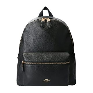 コーチ(COACH)の新品 コーチ COACH リュックサック チャーリー バックパック ブラック　黒(リュック/バックパック)