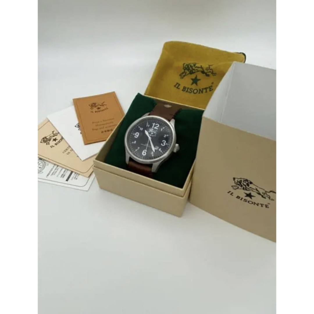 IL BISONTE(イルビゾンテ)の⭐︎極美品⭐︎ IL BISONTE/イルビゾンテ　腕時計　レザー メンズの時計(腕時計(アナログ))の商品写真