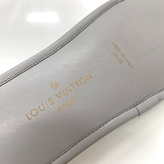 5401 未使用 ヴィトン LV スイートライン ベルベット ファー スリッパ