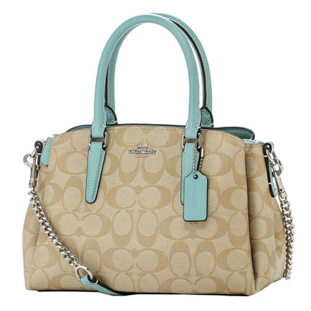 COACH - 新品 コーチ COACH ハンドバッグ ミニ セージ キャリー COACH - 新品 コーチ COACH ハンドバッグ ミニ セージ キャリー