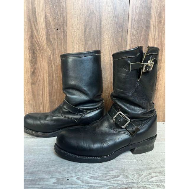 chippewa 黒タグ　80s 90s エンジニア　ブーツ　スチール　トゥ