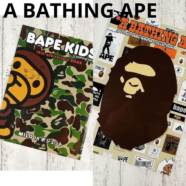 A BATHING APE(アベイシングエイプ)のA BATHING APE BAPEKIDS ムック冊子のみ2冊セット D メンズのファッション小物(その他)の商品写真