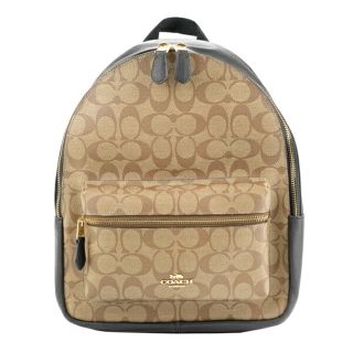 コーチ(COACH)の新品 コーチ COACH リュックサック チャーリー ブラウン 茶色(リュック/バックパック)