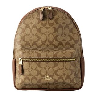 コーチ(COACH)の新品 コーチ COACH リュックサック チャーリー バックパック カーキ(リュック/バックパック)