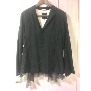 pas de calais - 【美品】パドカレ リネンジャケット 黒の通販 by ...