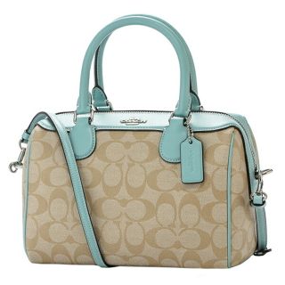 コーチ(COACH)の新品 コーチ COACH ハンドバッグ ミニ ベネット サッチェル ライトカーキ(ハンドバッグ)