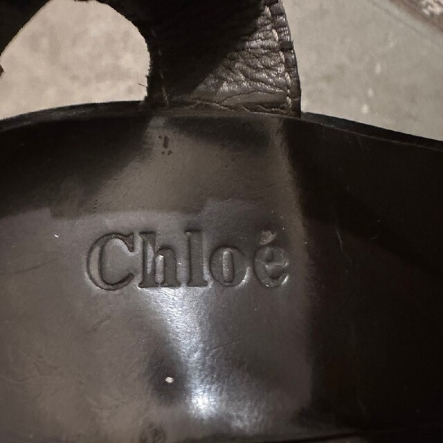 Chloe(クロエ)のクロエ　Chloe　ヒールサンダル　ブラウン　茶色 レディースの靴/シューズ(サンダル)の商品写真