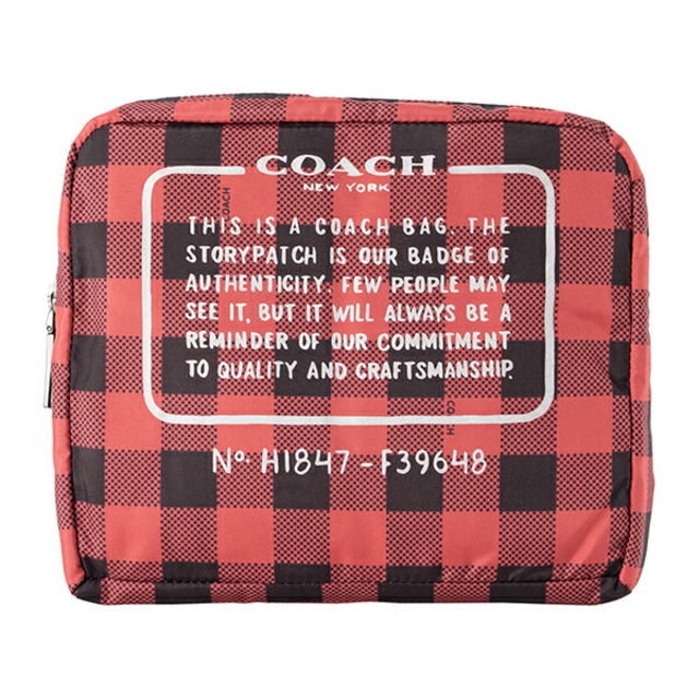 COACH(コーチ)の新品 コーチ COACH リュックサック パッカブル バックパック レッド 赤 レディースのバッグ(リュック/バックパック)の商品写真