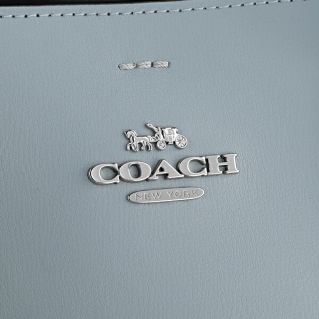 COACH(コーチ)の新品 コーチ COACH トートバッグ キャリーオール ライトブルー レディースのバッグ(トートバッグ)の商品写真