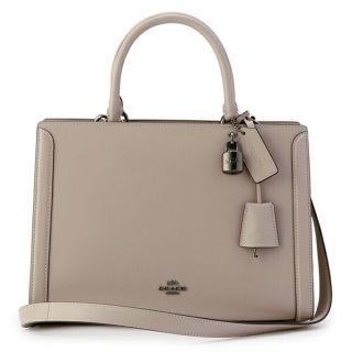 コーチ(COACH)の新品 コーチ COACH ハンドバッグ ゾーイ キャリーオール グレージュ系(ハンドバッグ)