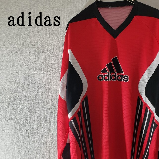 adidas(アディダス)の【超希少】adidas　メッシュ　長袖Tシャツ メンズのトップス(Tシャツ/カットソー(七分/長袖))の商品写真