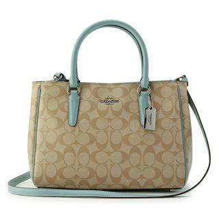 コーチ(COACH)の新品 コーチ COACH ハンドバッグ サリー キャリーオール ライトカーキ(ハンドバッグ)