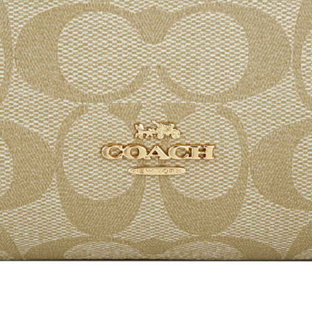 新品 コーチ COACH ハンドバッグ ゾーイ キャリーオール ベージュ