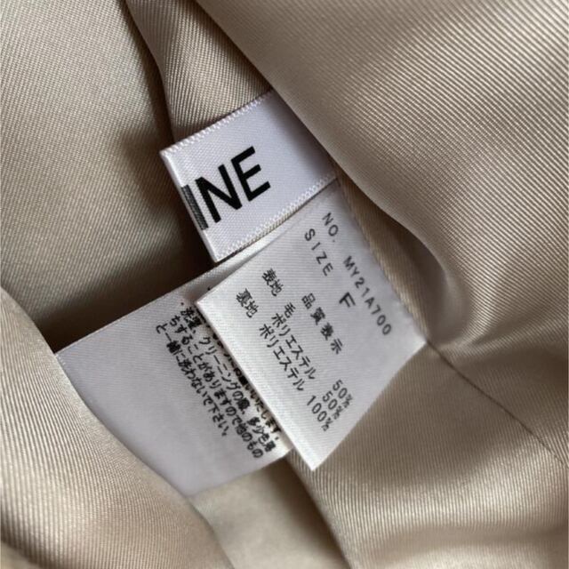 MYINE マイン　ボリュームフリルカラーコート レディースのジャケット/アウター(ロングコート)の商品写真