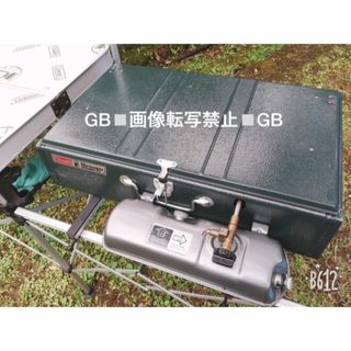 コールマン(Coleman)のコールマン ツーバーナー414 アンレテッド Dual Fuel ケース付(調理器具)