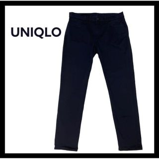 ユニクロ(UNIQLO)の⭐️美品⭐️UNIQLO ユニクロ　ストレッチストレートパンツ　メンズ　Lサイズ(デニム/ジーンズ)