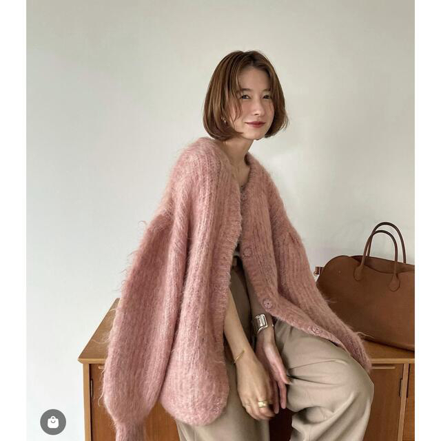 CLANE COLOR MOHAIR SHAGGY CARDIGAN - ニット/セーター