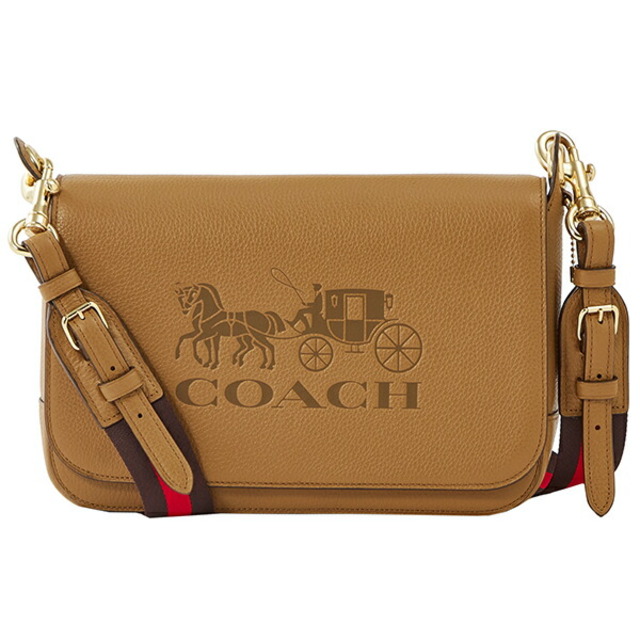 新品 コーチ COACH ショルダーバッグ ジェス メッセンジャー ブラウン 茶