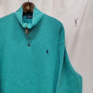 ポロラルフローレン(POLO RALPH LAUREN)の希少カラー✨ポロラルフローレン ハーフジップスウェット ビッグサイズ XXL(スウェット)