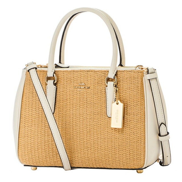 コーチ COACH ハンドバッグ ミニサリー キャリーオール ナチュラル