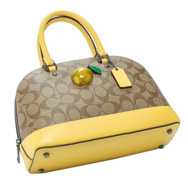 COACH - 新品 コーチ COACH ハンドバッグ レモン ミニ シエラ COACH - 新品 コーチ COACH ハンドバッグ レモン ミニ シエラ