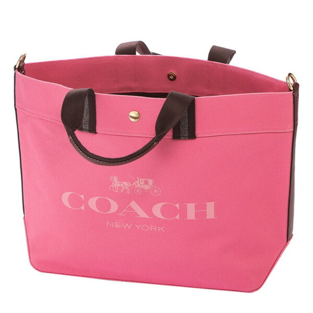 新品 コーチ COACH トートバッグ エクストラ ラージ トート ピンク