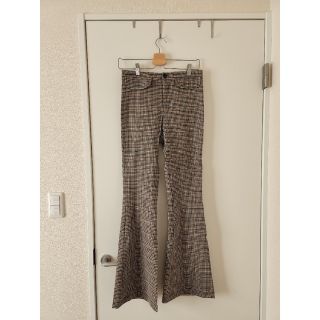 アーバンアウトフィッターズ(Urban Outfitters)の新品　Urban Outfitters Archive　チェック柄　フレアパンツ(カジュアルパンツ)