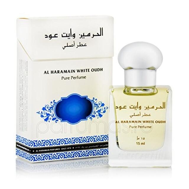新品 ドバイ 香油 Al Haramain ホワイト ウード