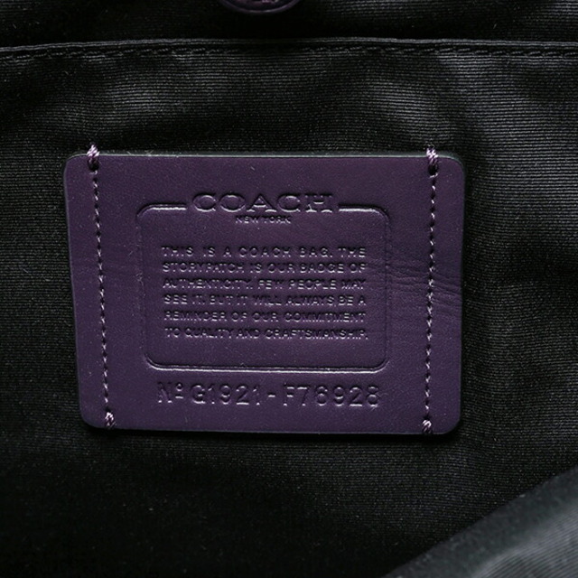 COACH(コーチ)の新品 コーチ COACH リュックサック バックパック パープル 紫 レディースのバッグ(リュック/バックパック)の商品写真
