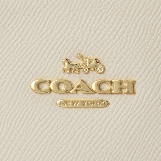 新品 コーチ COACH ハンドバッグ エッタ キャリーオール ホワイト 白 6