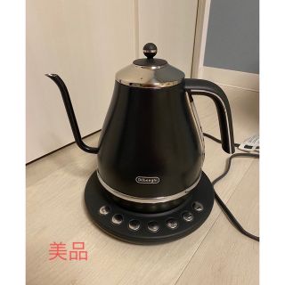 デロンギ(DeLonghi)の週末値下げ★デロンギ 電気ケトル　ＫＢＯＥ１２３０ＪＧＹ　美品(電気ケトル)