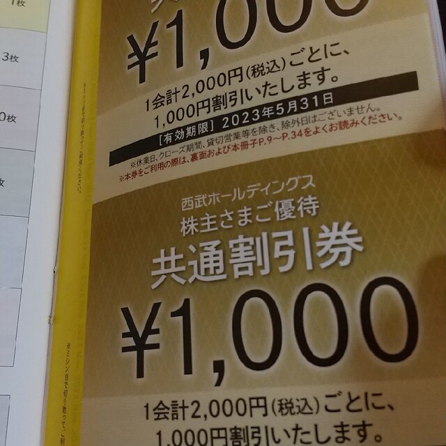 埼玉西武ライオンズ(サイタマセイブライオンズ)の西武株主優待 冊子 チケットの施設利用券(その他)の商品写真