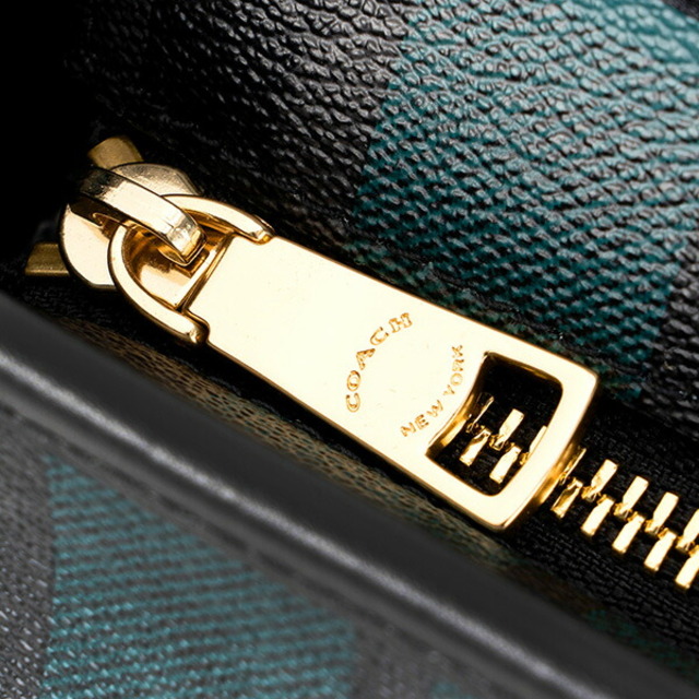 新品 コーチ COACH トートバッグ ジップ トート グリーン 緑