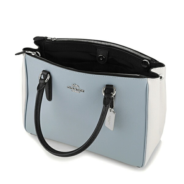 新品 コーチ COACH ハンドバッグ サリー キャリーオール ライトブルーマルチ