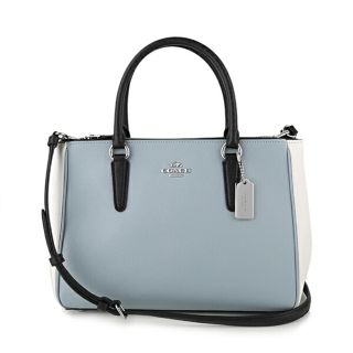 コーチ(COACH)の新品 コーチ COACH ハンドバッグ サリー キャリーオール ライトブルーマルチ(ハンドバッグ)