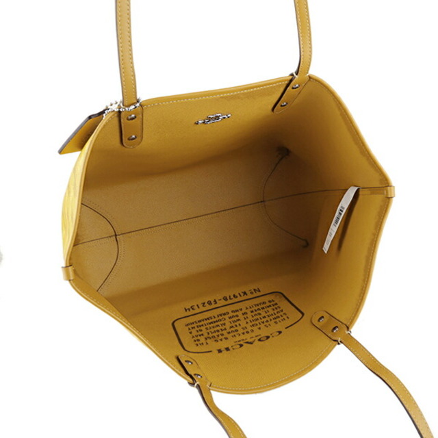 COACH(コーチ)の新品 コーチ COACH トートバッグ リバーシブル シティ トート イエロー系 黄色 レディースのバッグ(トートバッグ)の商品写真