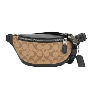 コーチ(COACH)の新品 コーチ COACH ウエストバッグ・ボディバッグ ウォーレン ミニ ベルトバッグ ブラウン 茶(ボディバッグ/ウエストポーチ)