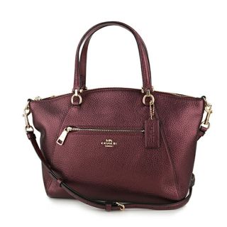 コーチ(COACH)の新品 コーチ COACH ハンドバッグ プレーリー サッチェル ワインレッド系(ハンドバッグ)