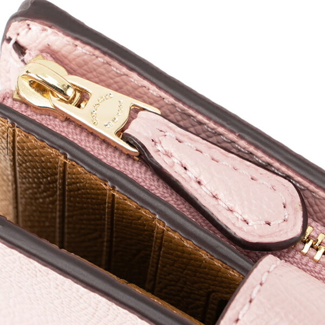 COACH - 新品 コーチ COACH 2つ折り財布 ミディアム コーナー ジップ