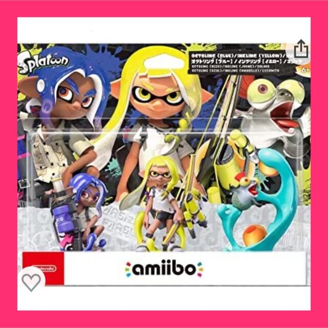 Nintendo Switch(ニンテンドースイッチ)のスプラトゥーン3 amiibo 3体セット　イエロー　ブルー　コジャケ エンタメ/ホビーのフィギュア(ゲームキャラクター)の商品写真