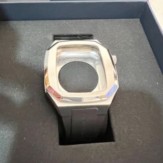 ダニエルウェリントン(Daniel Wellington)の【美品】ダニエルウェリントン　Apple Watch ケース　シルバー　44mm(腕時計(デジタル))