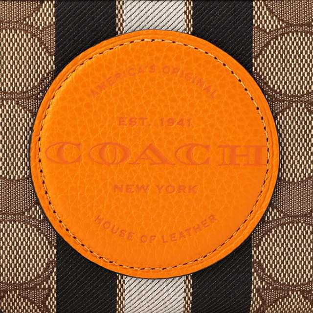 COACH(コーチ)の新品 コーチ COACH 2つ折り財布 デンプシー スモールジップアラウンドウォレット ブラウン 茶 レディースのファッション小物(財布)の商品写真
