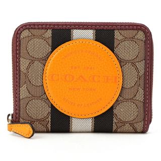 コーチ(COACH)の新品 コーチ COACH 2つ折り財布 デンプシー スモールジップアラウンドウォレット ブラウン 茶(財布)