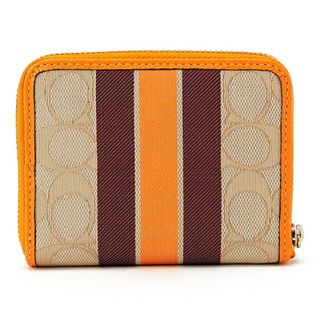 コーチ(COACH)の新品 コーチ COACH 2つ折り財布 デンプシー スモールジップアラウンドウォレット ベージュ(財布)