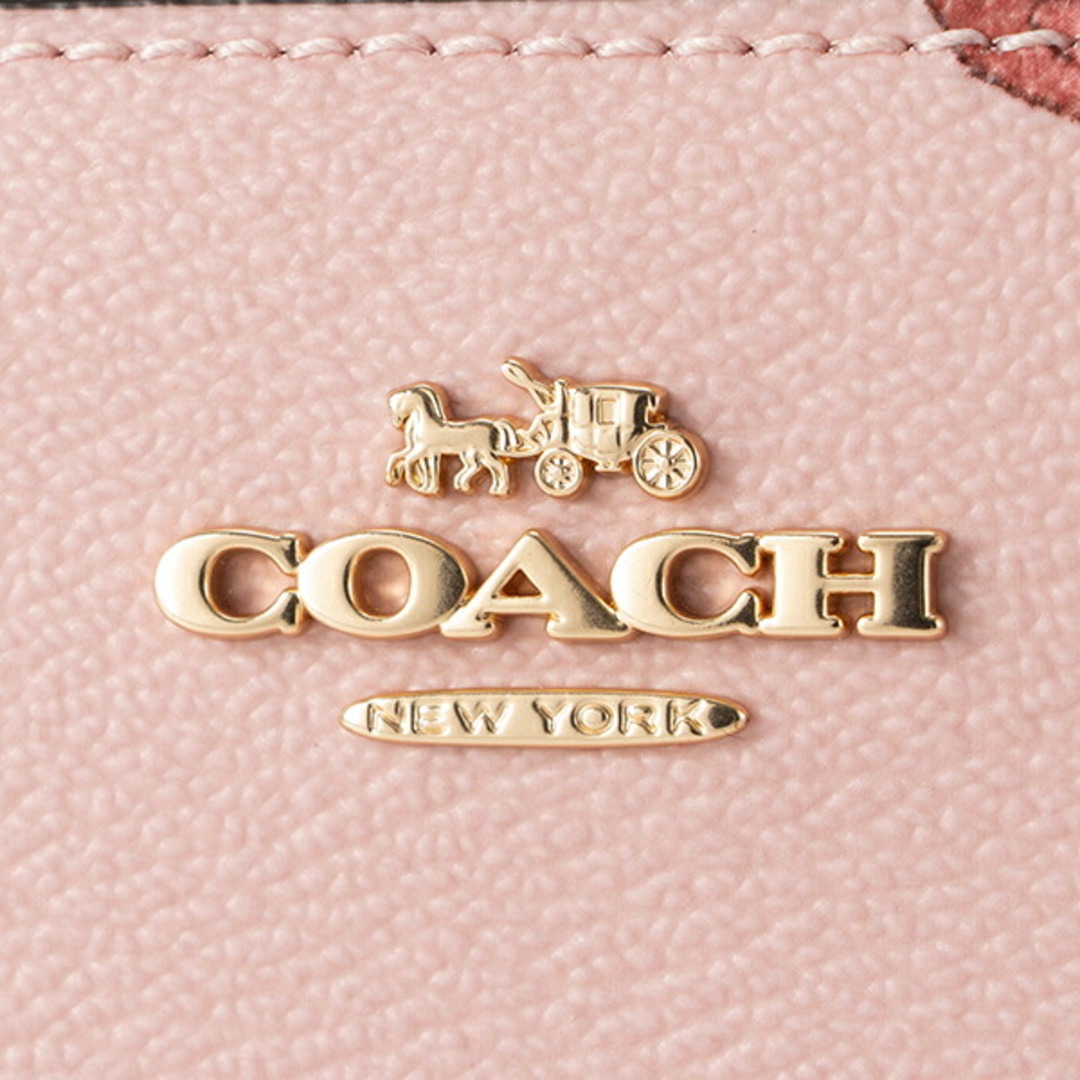 COACH(コーチ)の新品 コーチ COACH 長財布(ラウンドファスナー) アコーディオン ジップ ウォレット ピンク レディースのファッション小物(財布)の商品写真