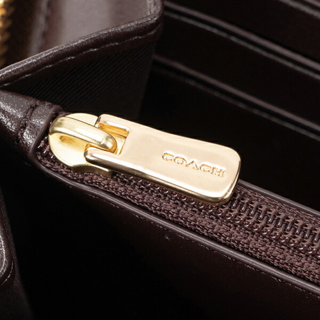 新品 コーチ COACH 長財布(ラウンドファスナー) アコーディオン ジップ ウォレット ベージュ