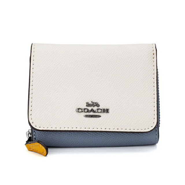 製品の割引セール 新品 コーチ COACH 3つ折り財布 スモール トライ
