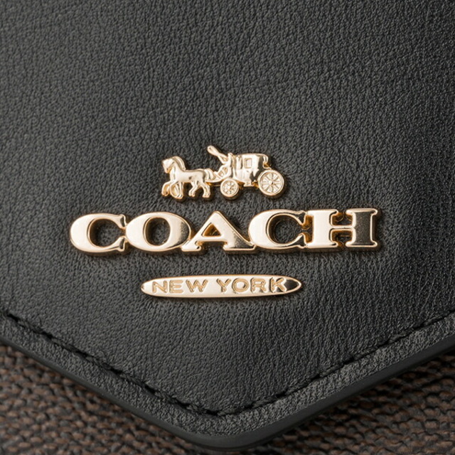 COACH(コーチ)の新品 コーチ COACH 長財布 エンベロープ ウォレット ブラウン 茶 レディースのファッション小物(財布)の商品写真