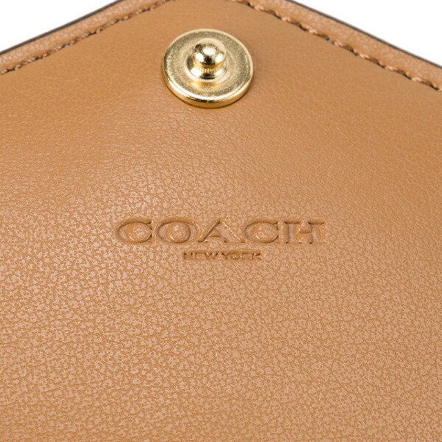 COACH(コーチ)の新品 コーチ COACH 長財布 エンベロープ ウォレット ライトカーキ レディースのファッション小物(財布)の商品写真