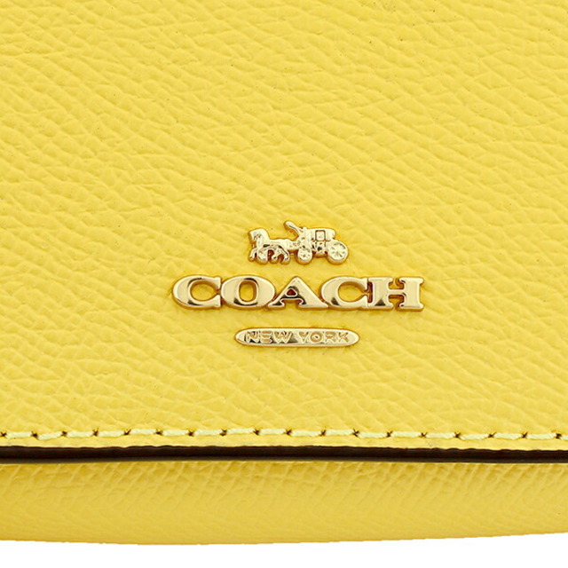 COACH - 新品 コーチ COACH 2つ折り財布 スモール トライフォールド